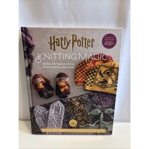 Harry Potter Knitting Magic More Patterns from Hogwarts & Beyond Hardcover‎ New